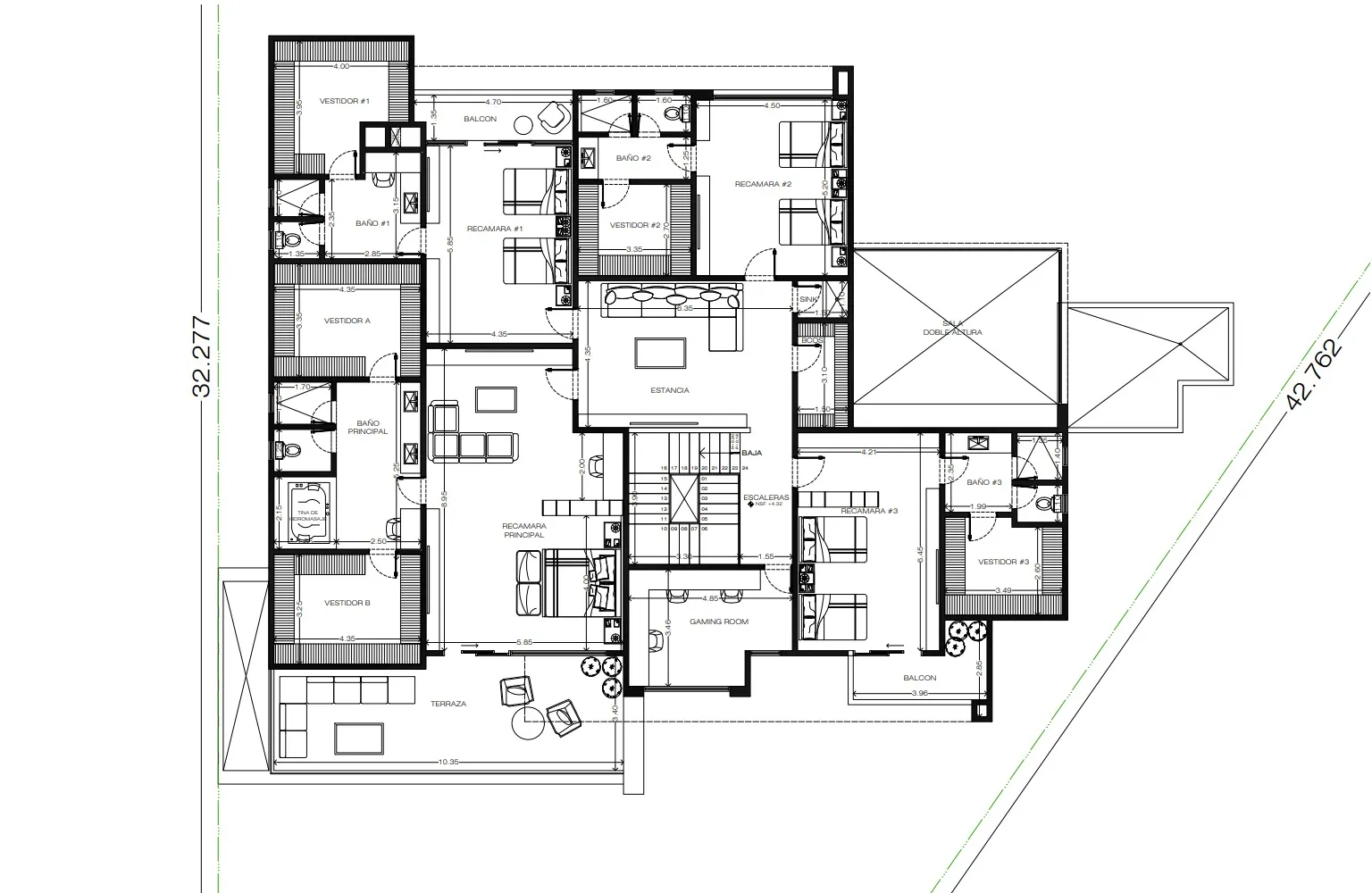 Encinos 8 — Planta alta