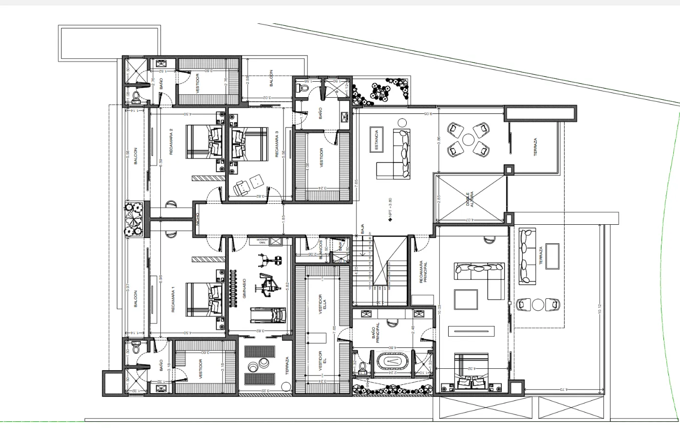 Encinos 11 — Planta alta